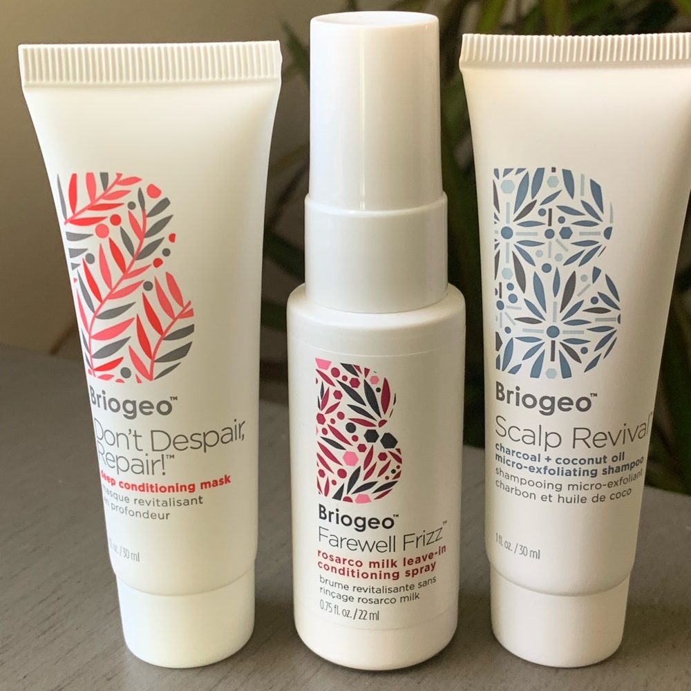 Briogeo Hair Care Travel Size Trio